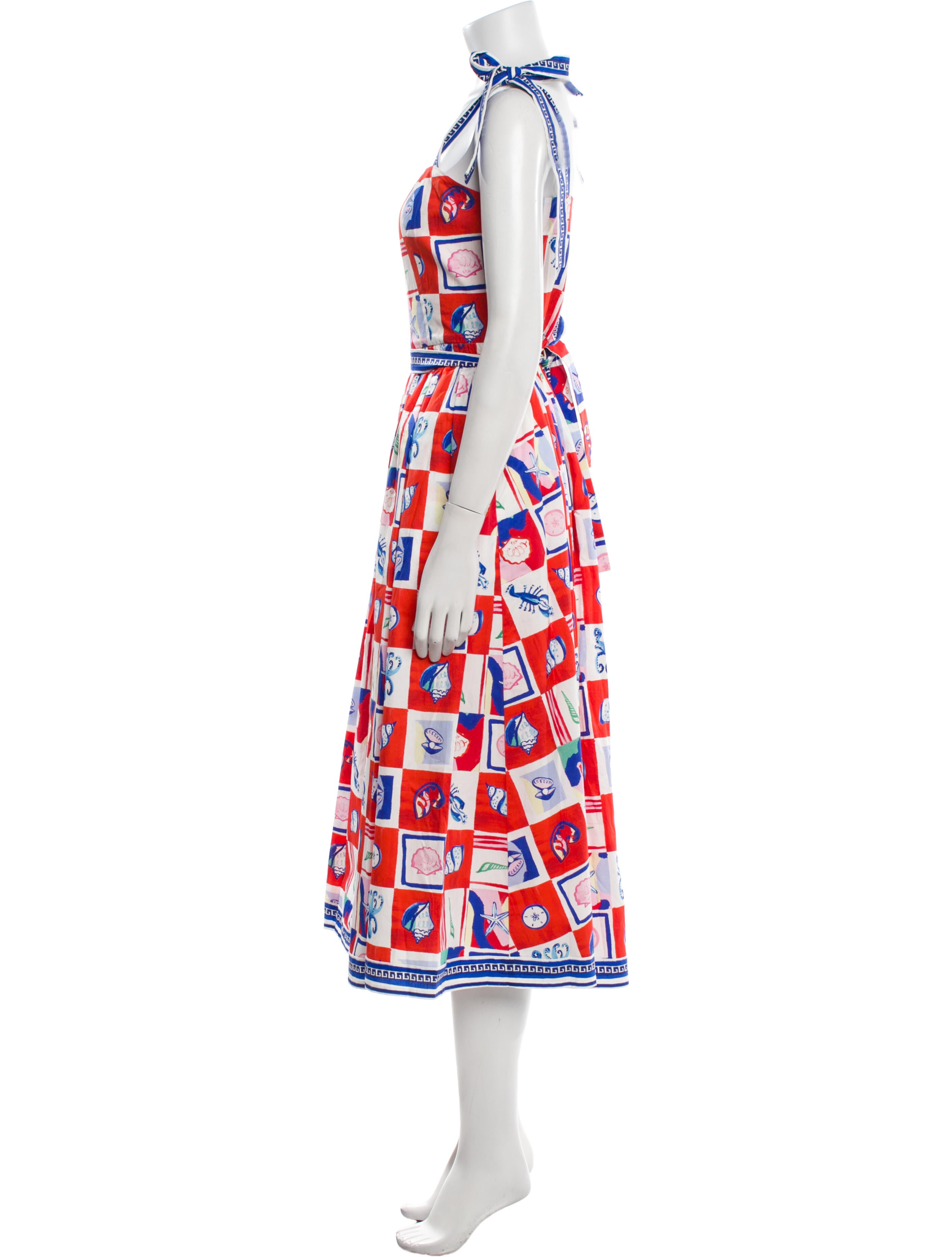 Hunter Bell Printed Long Dress