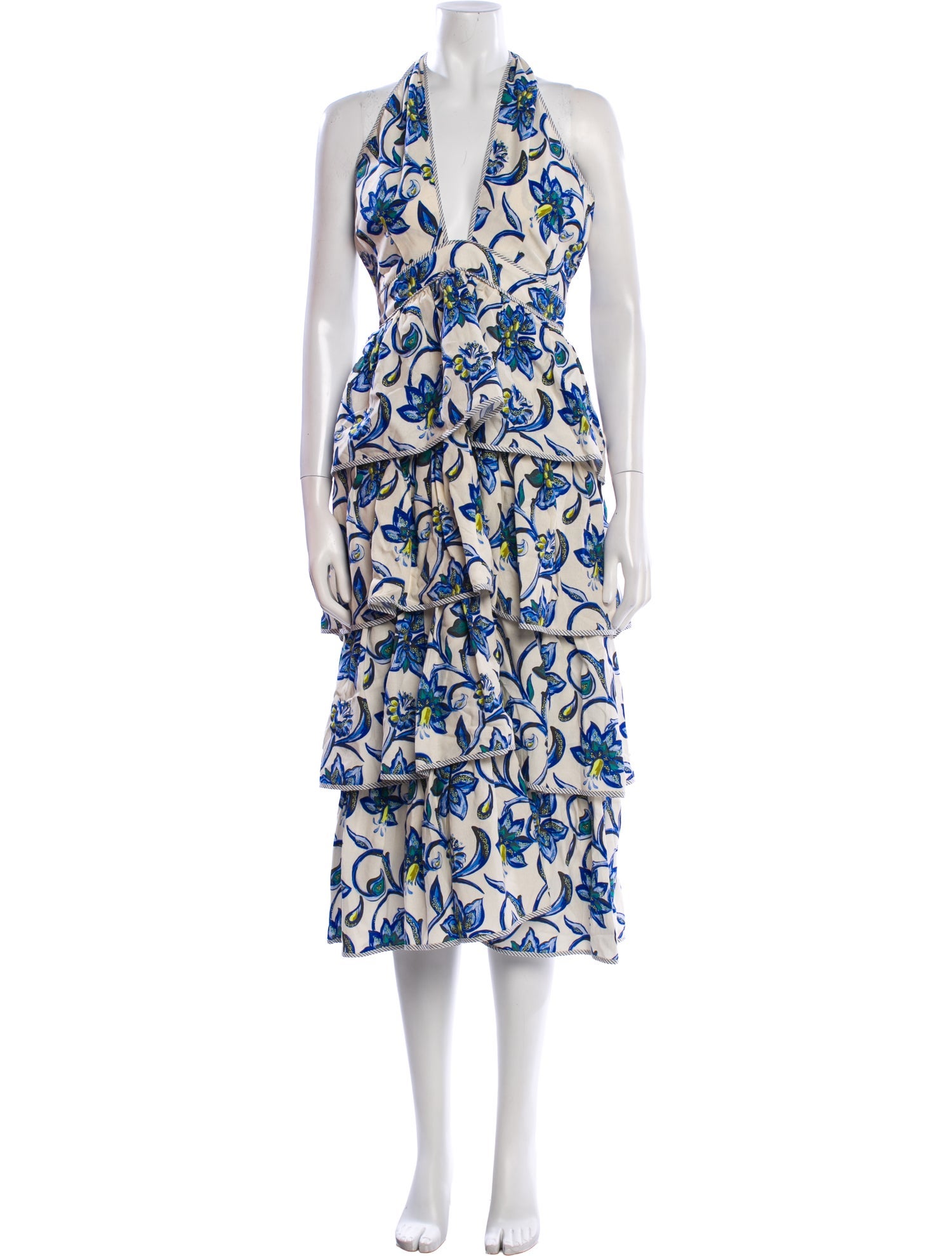 Hunter Bell Floral Print Long Dress