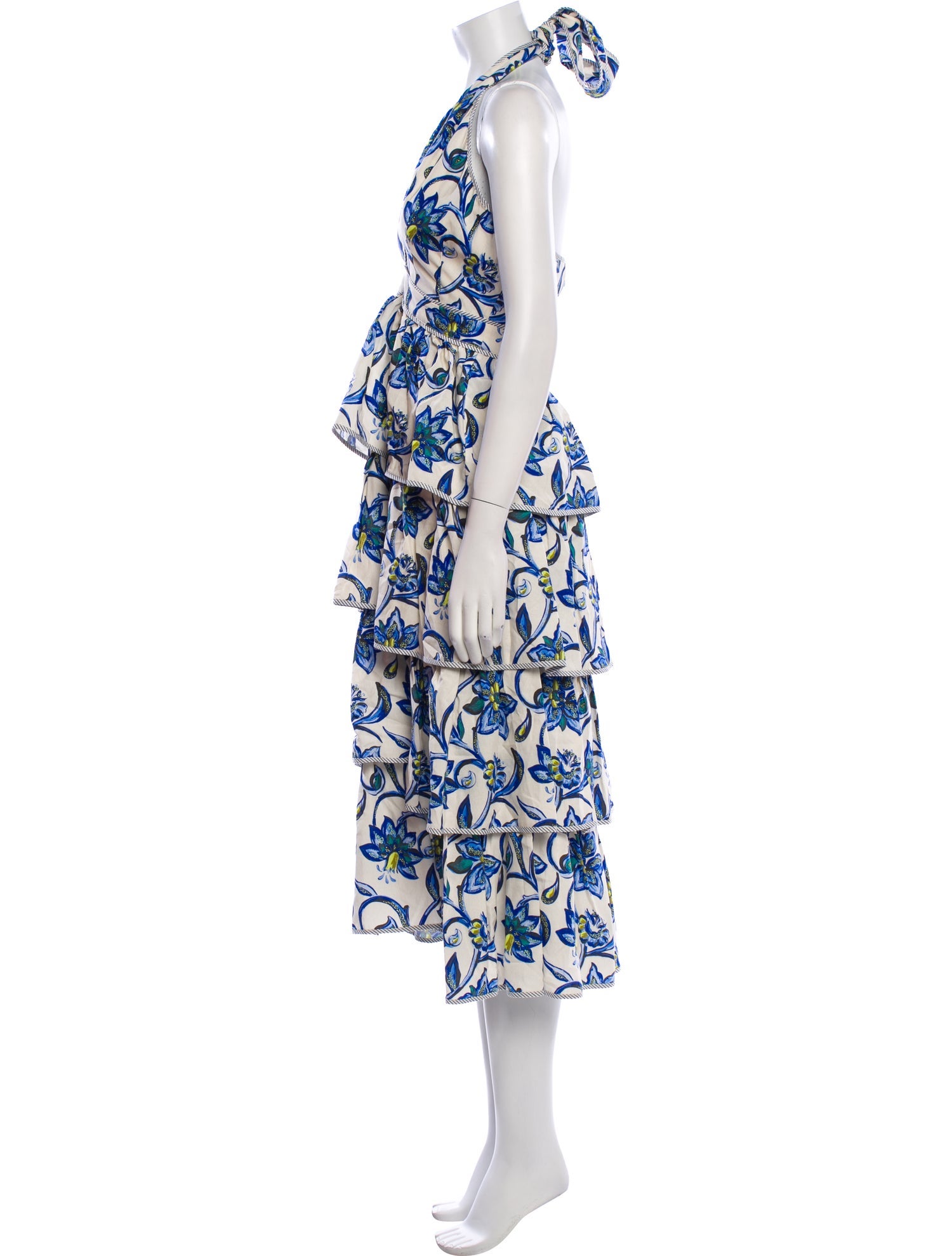 Hunter Bell Floral Print Long Dress