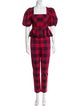 Hunter Bell Plaid Print Pant Set