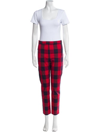 Hunter Bell Plaid Print Pant Set