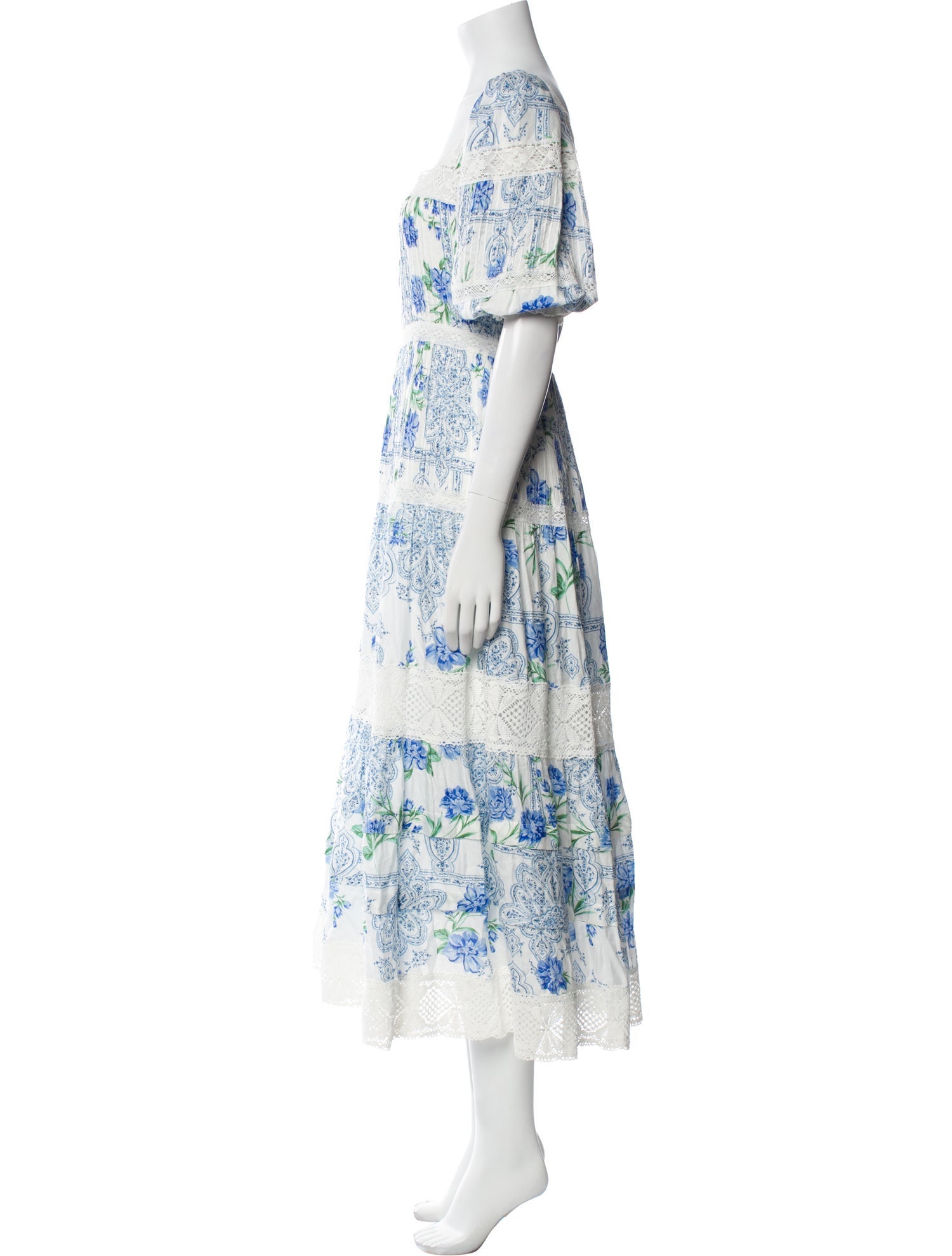 Hunter Bell Floral Print Long Dress