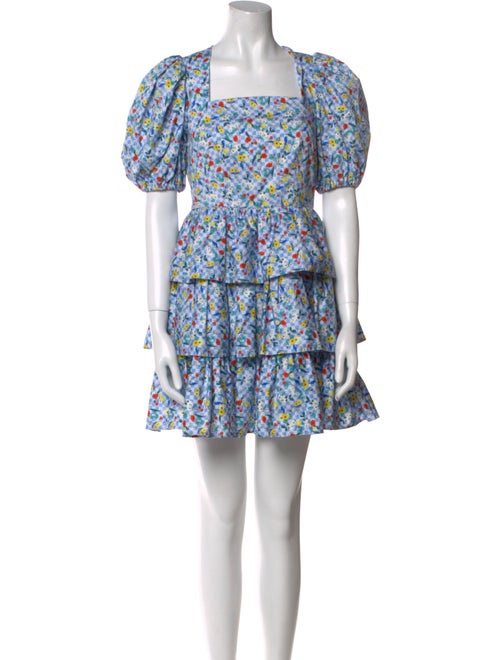 Hunter Bell Floral Print Mini Dress