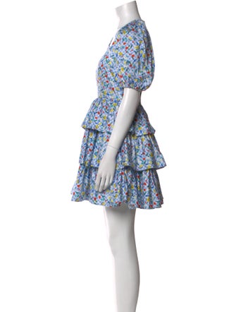 Hunter Bell Floral Print Mini Dress