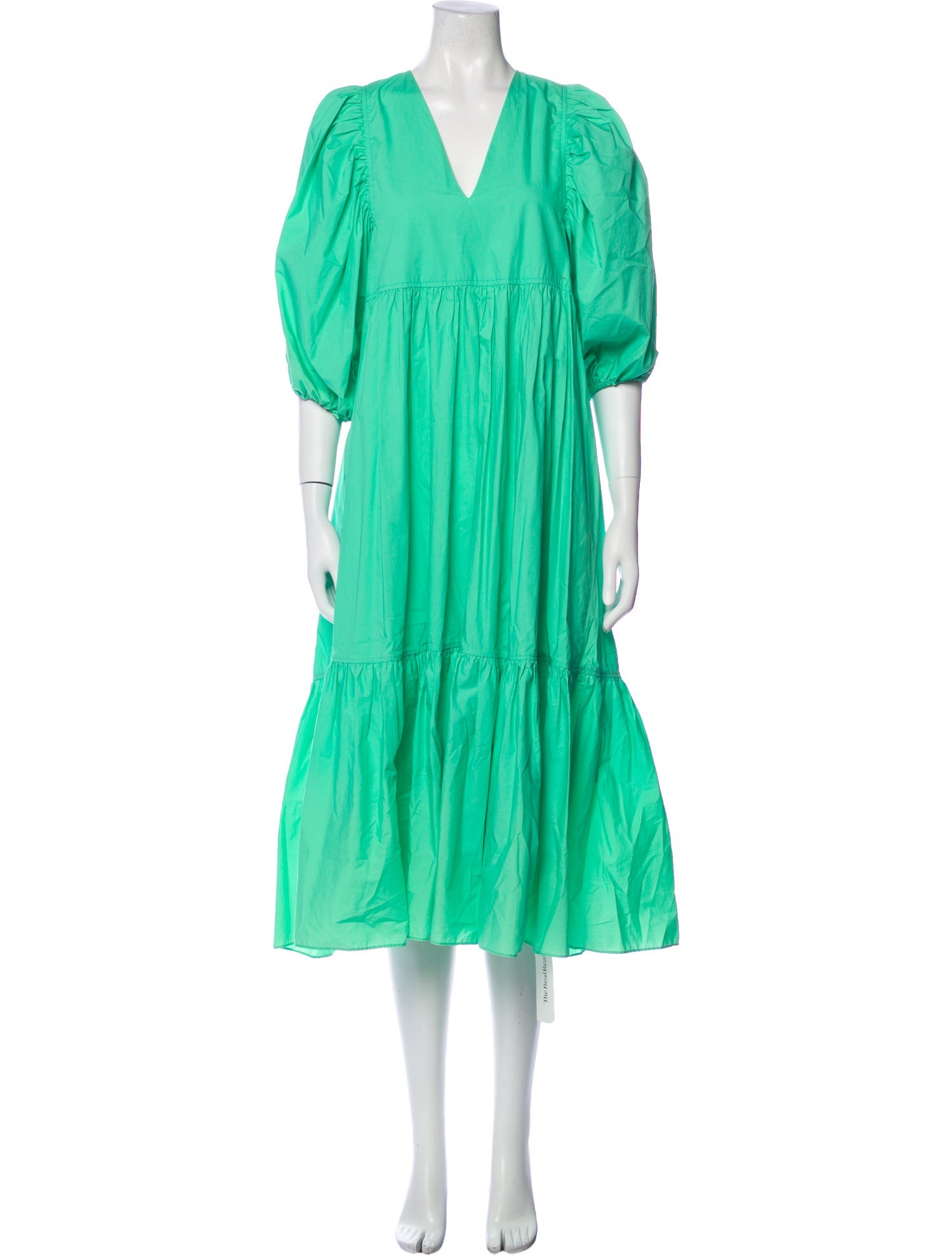 Hunter Bell V-Neck Midi Length Dress