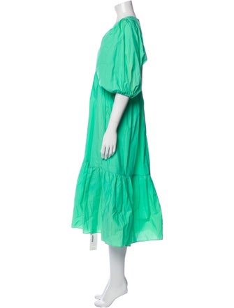 Hunter Bell V-Neck Midi Length Dress