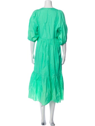 Hunter Bell V-Neck Midi Length Dress