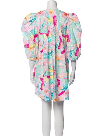 Hunter Bell Printed Mini Dress