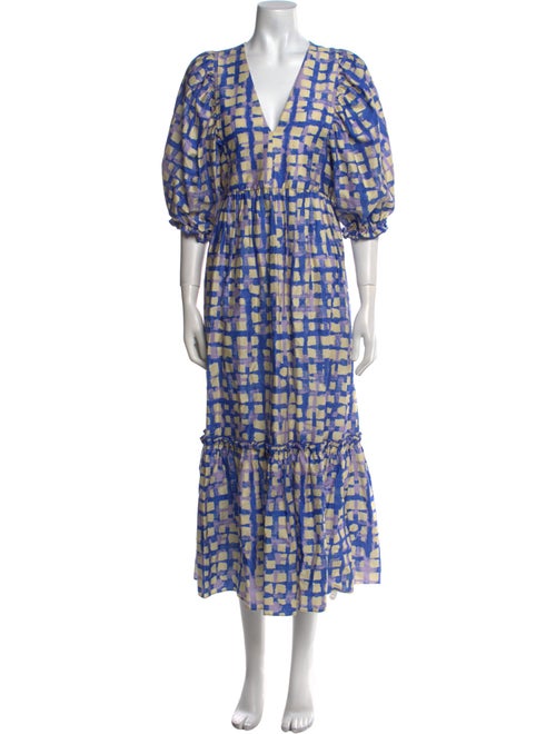 Hunter Bell Printed Long Dress