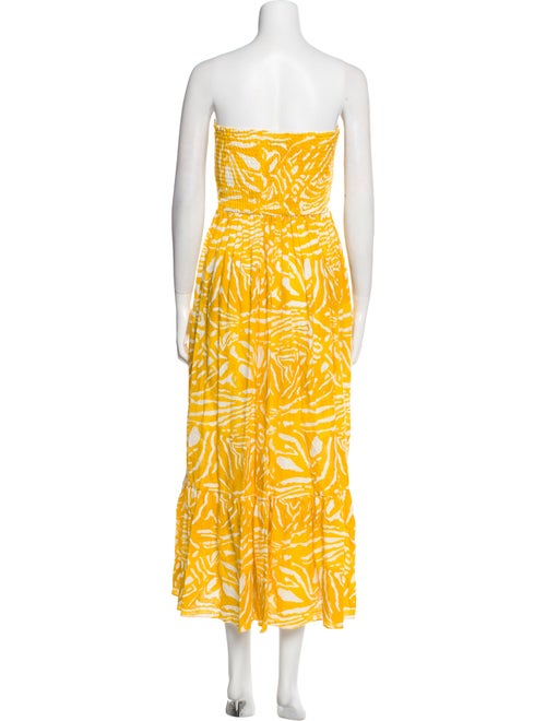 Hunter Bell Printed Midi Length Dress