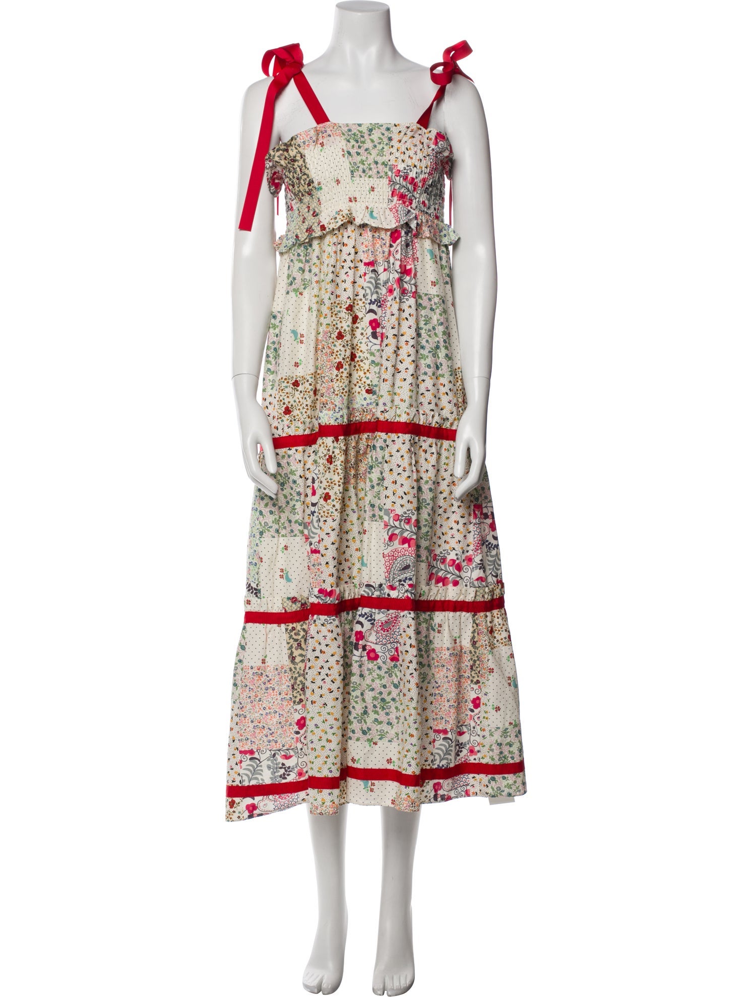 Hunter Bell Floral Print Long Dress