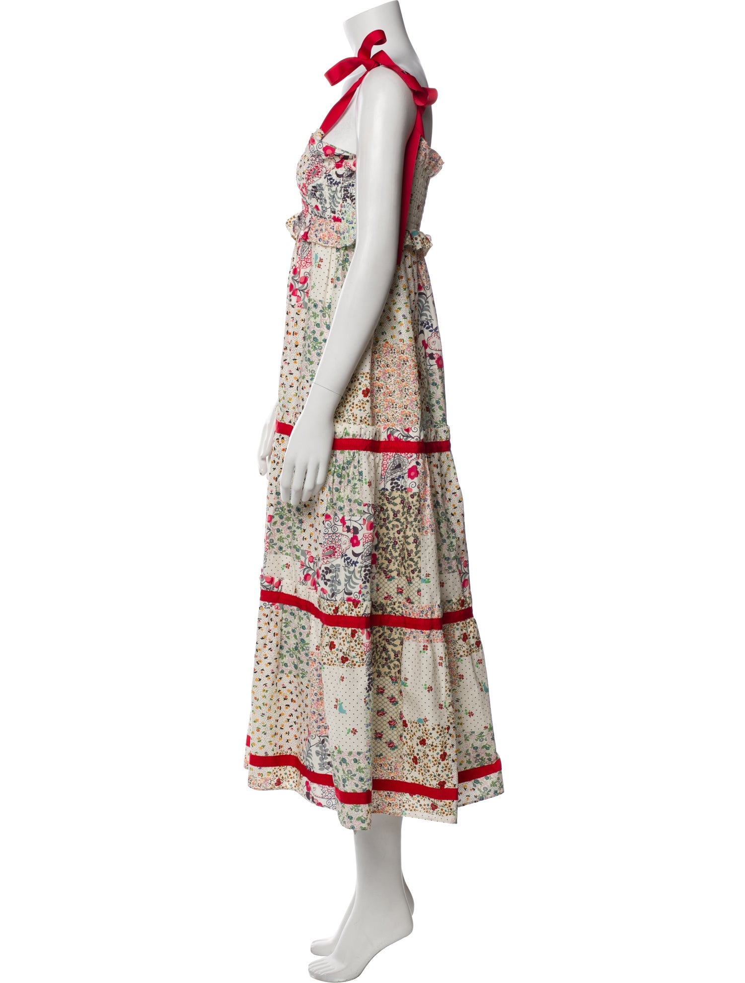 Hunter Bell Floral Print Long Dress