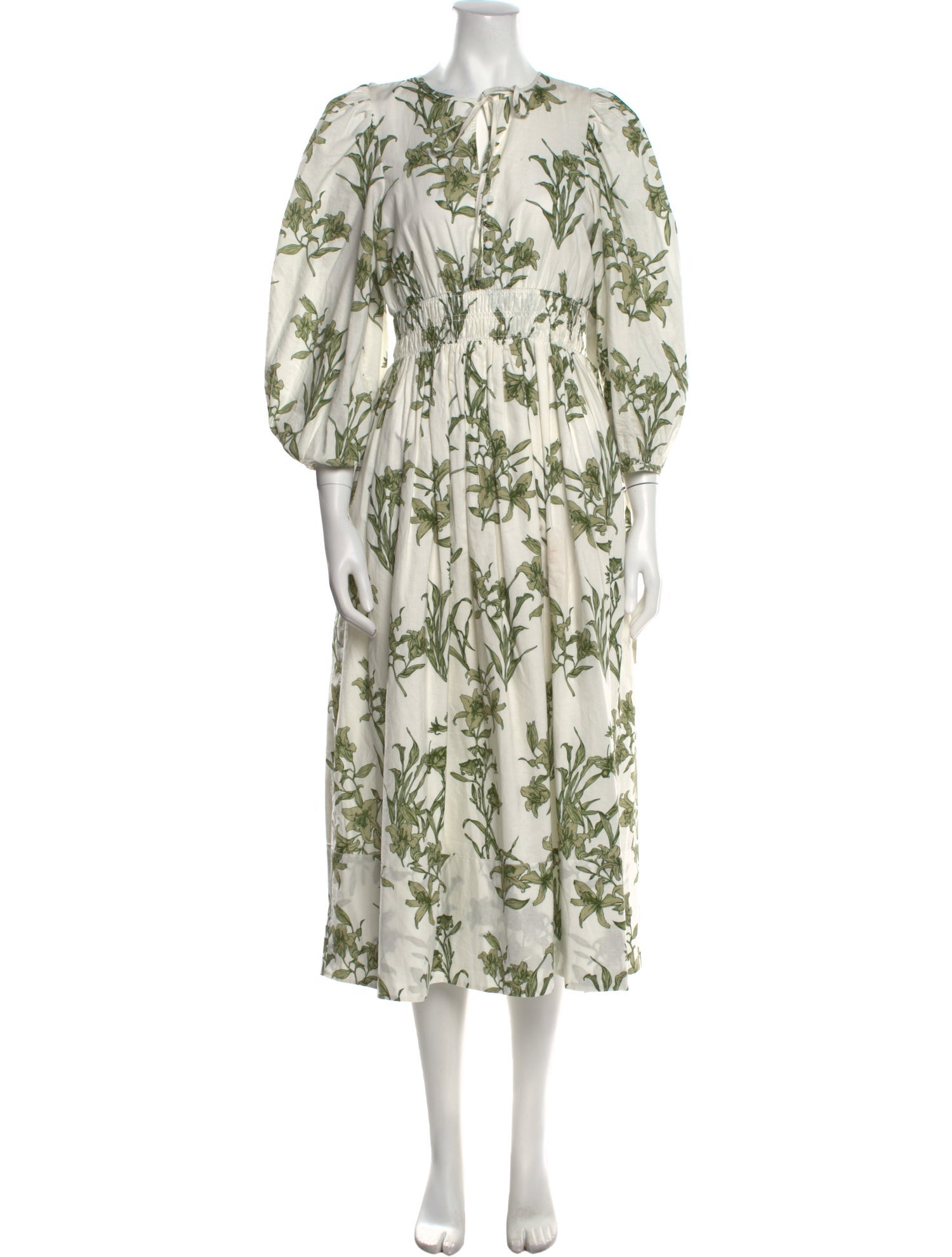 Hunter Bell Floral Print Long Dress