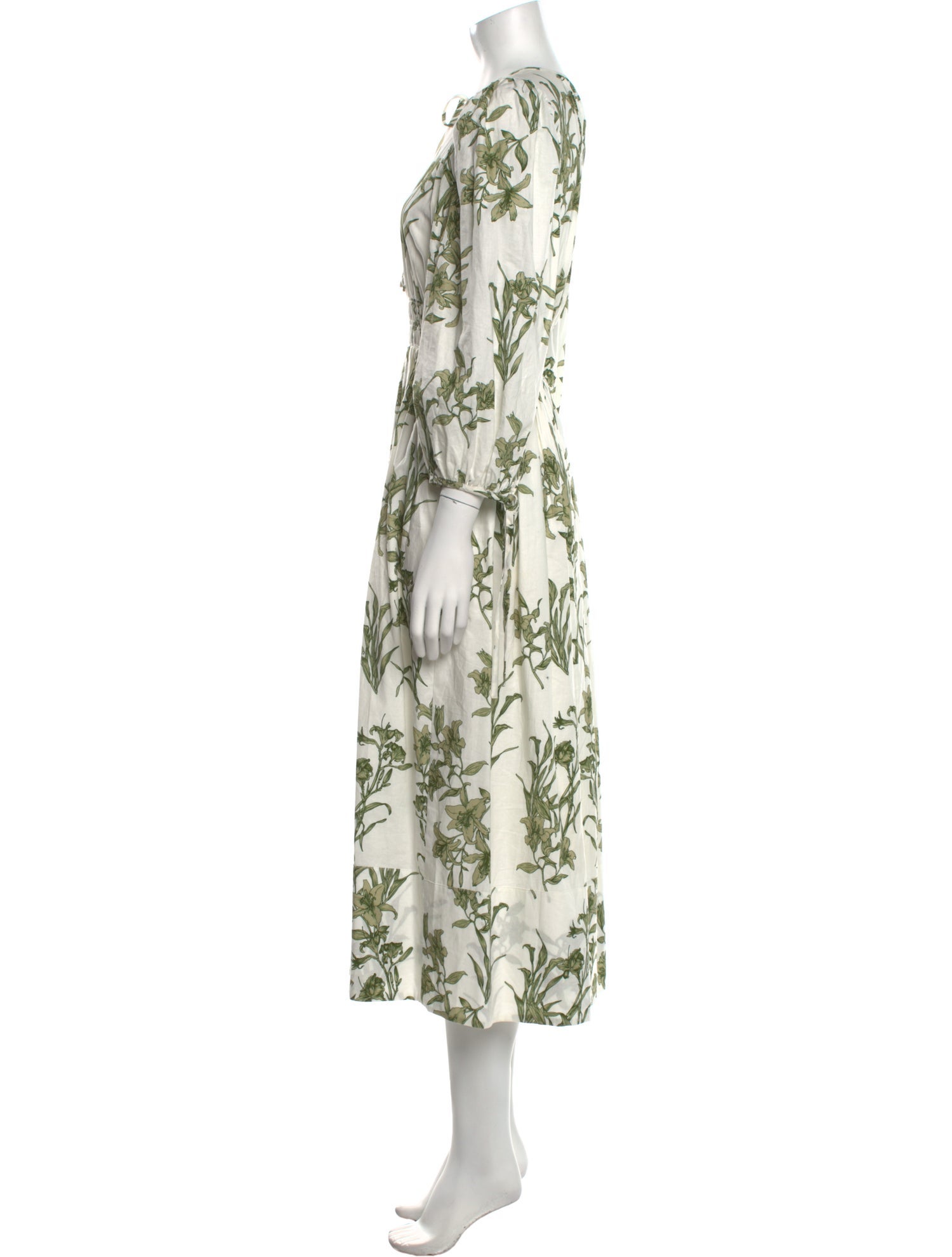 Hunter Bell Floral Print Long Dress