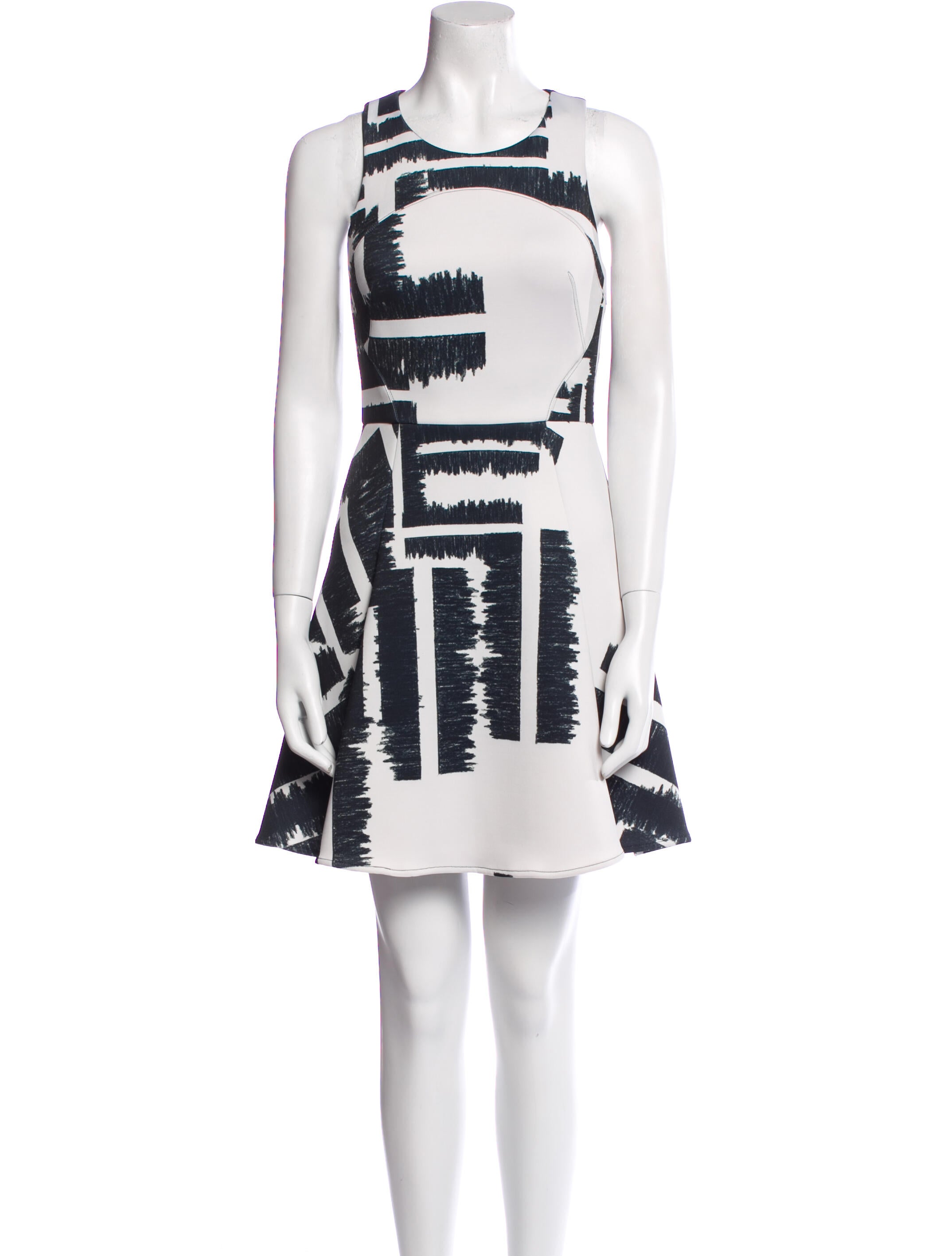 Hunter Bell Graphic Print Mini Dress