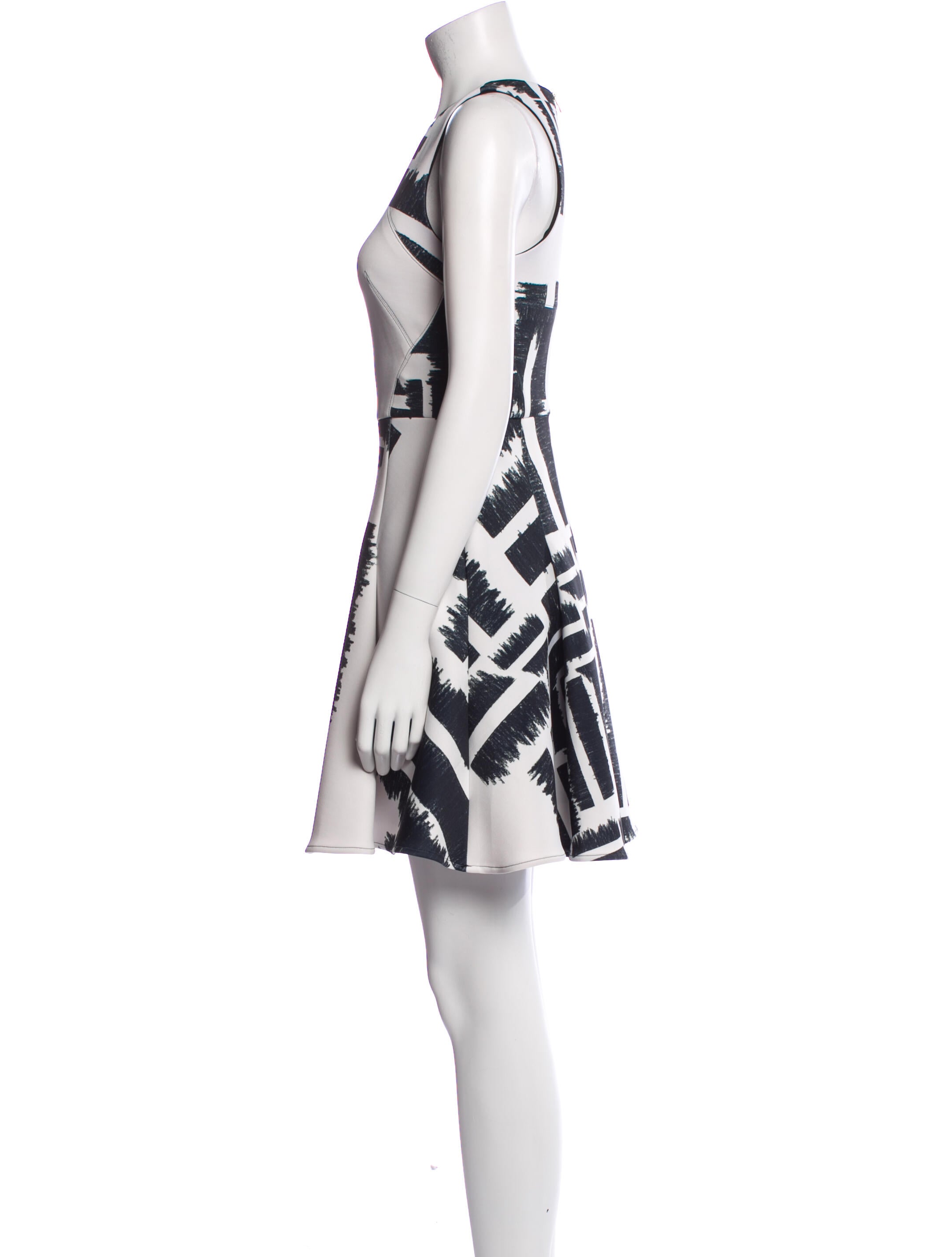 Hunter Bell Graphic Print Mini Dress