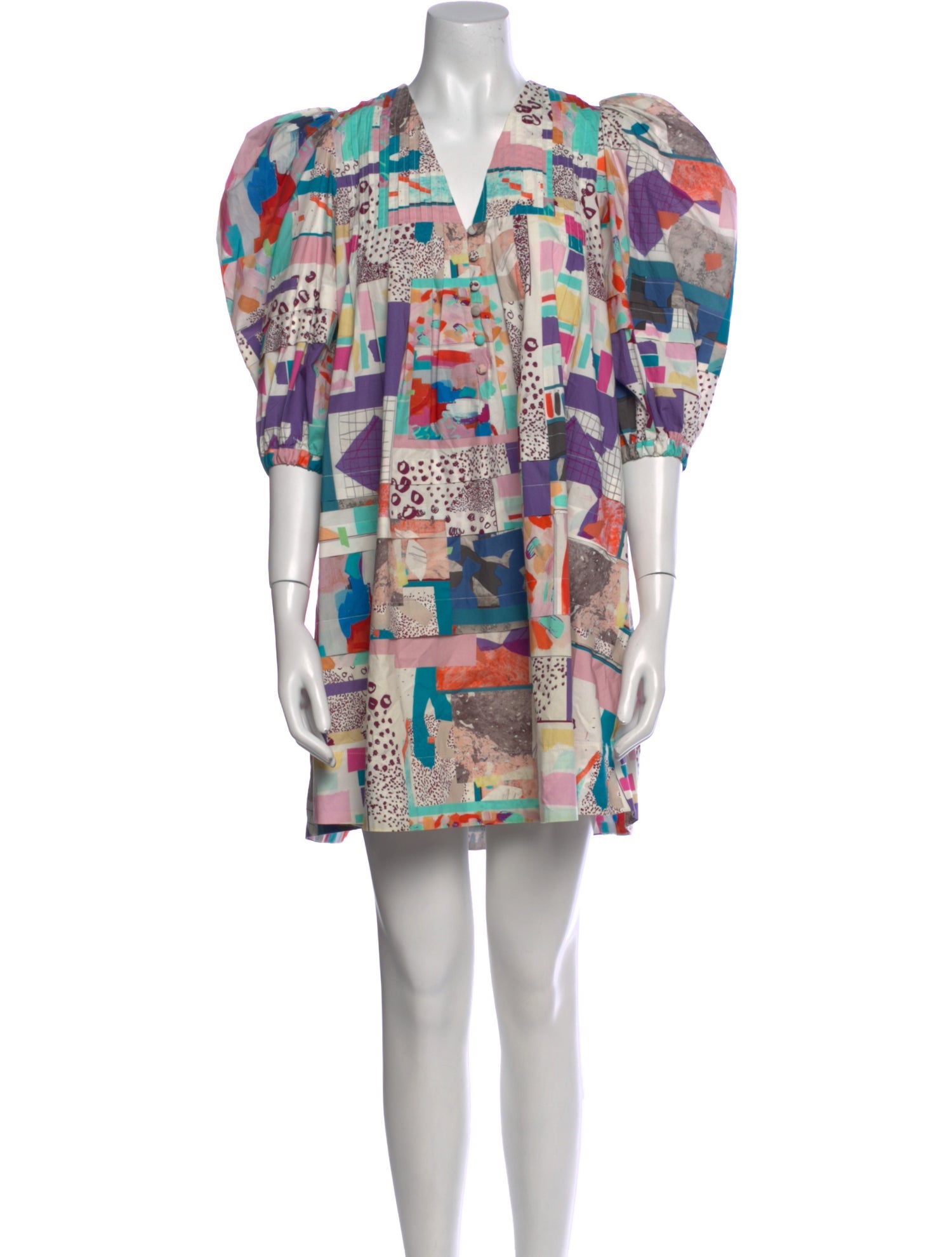 Hunter Bell Printed Mini Dress