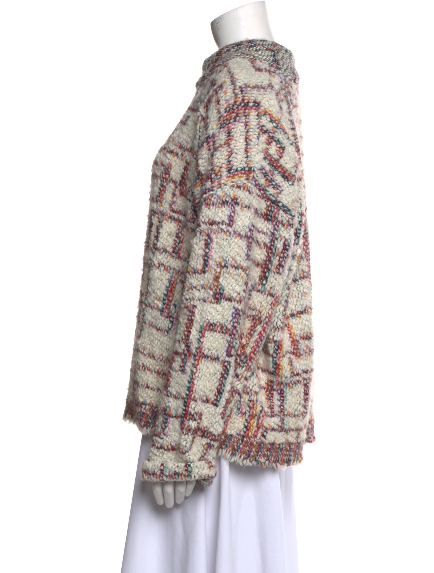 Hunter Bell Printed Mock Neck Sweater