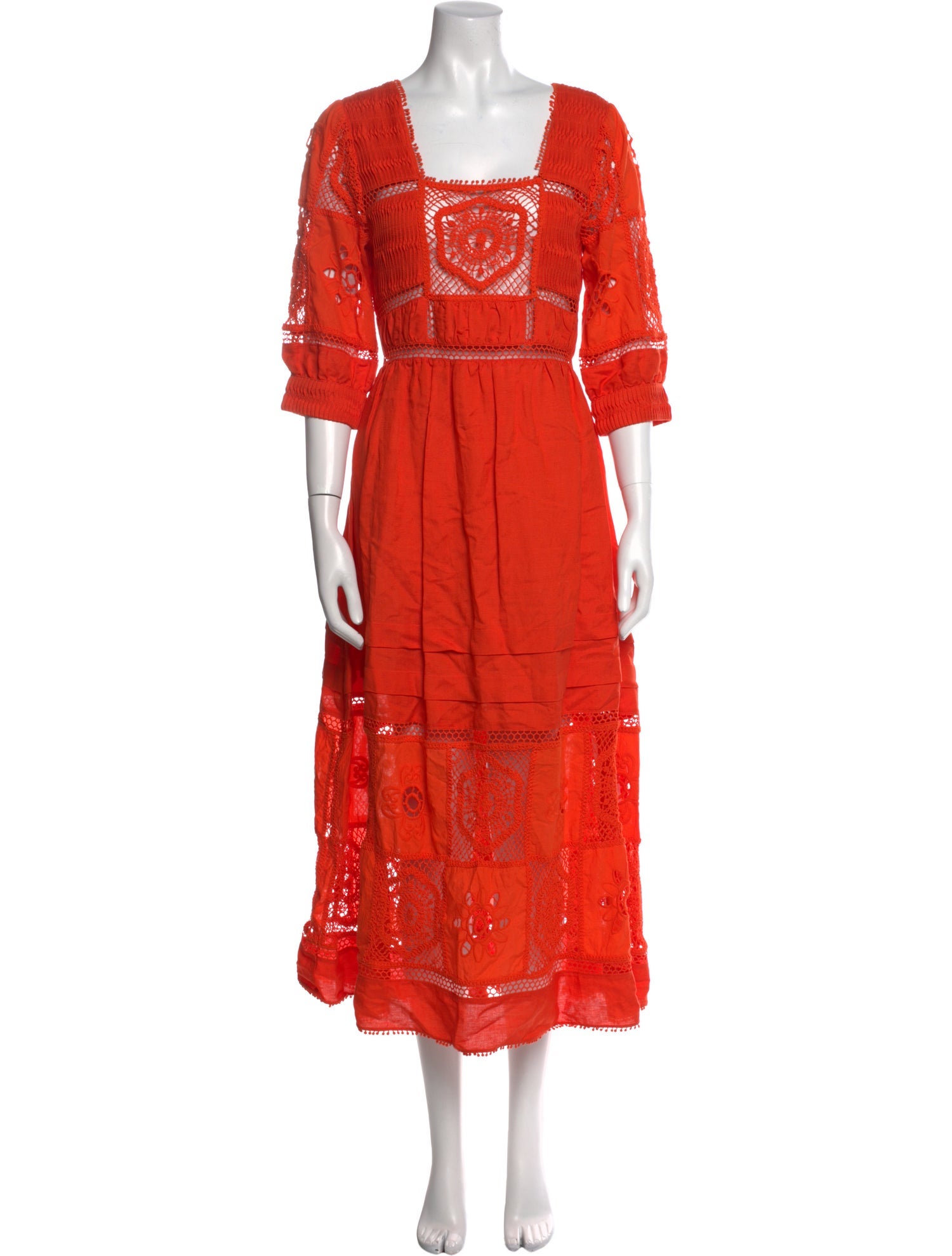 Hunter Bell Square Neckline Long Dress