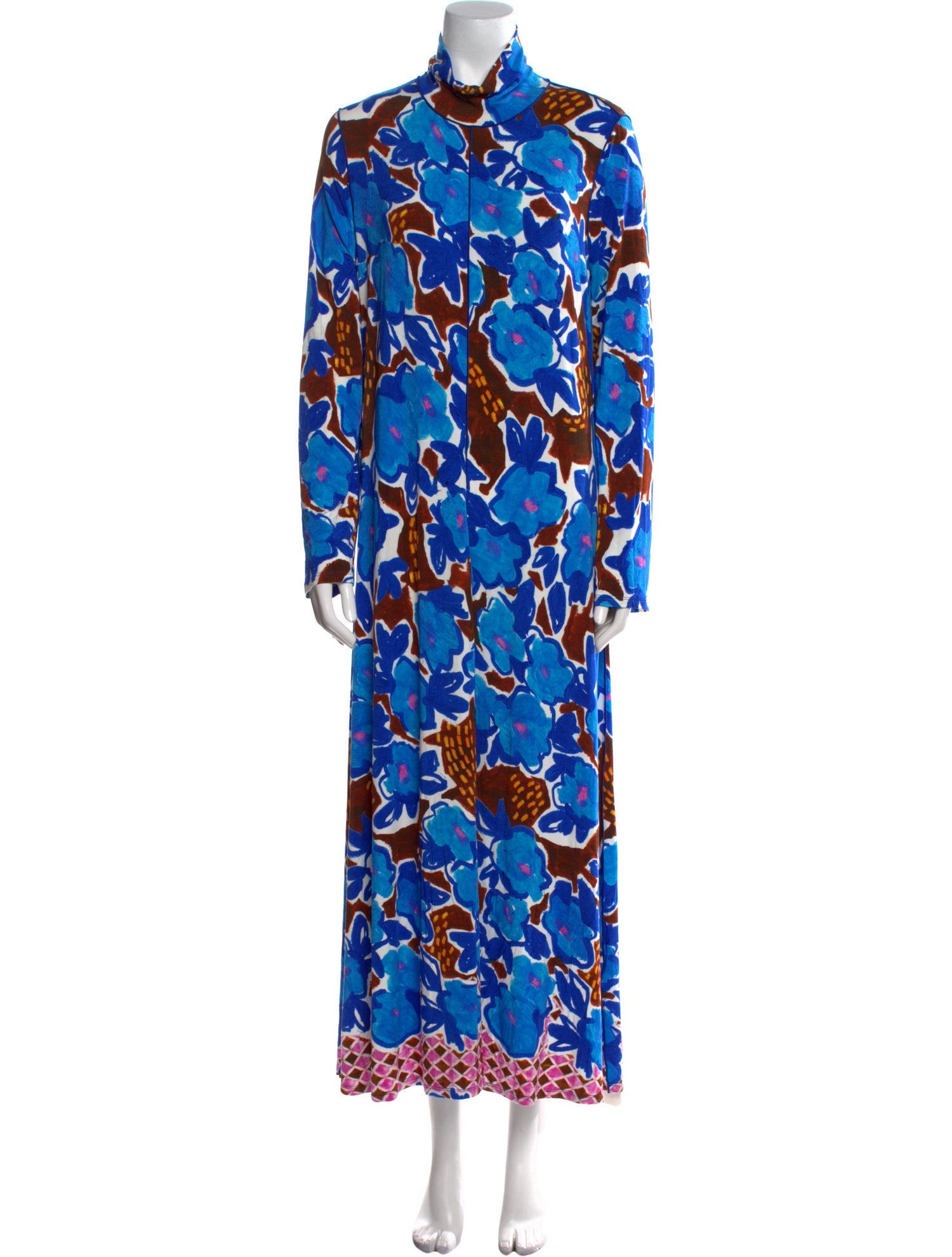 Hunter Bell Floral Print Long Dress