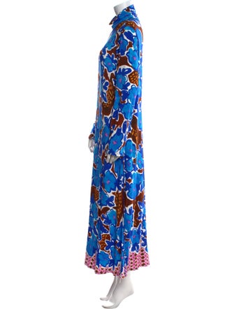 Hunter Bell Floral Print Long Dress