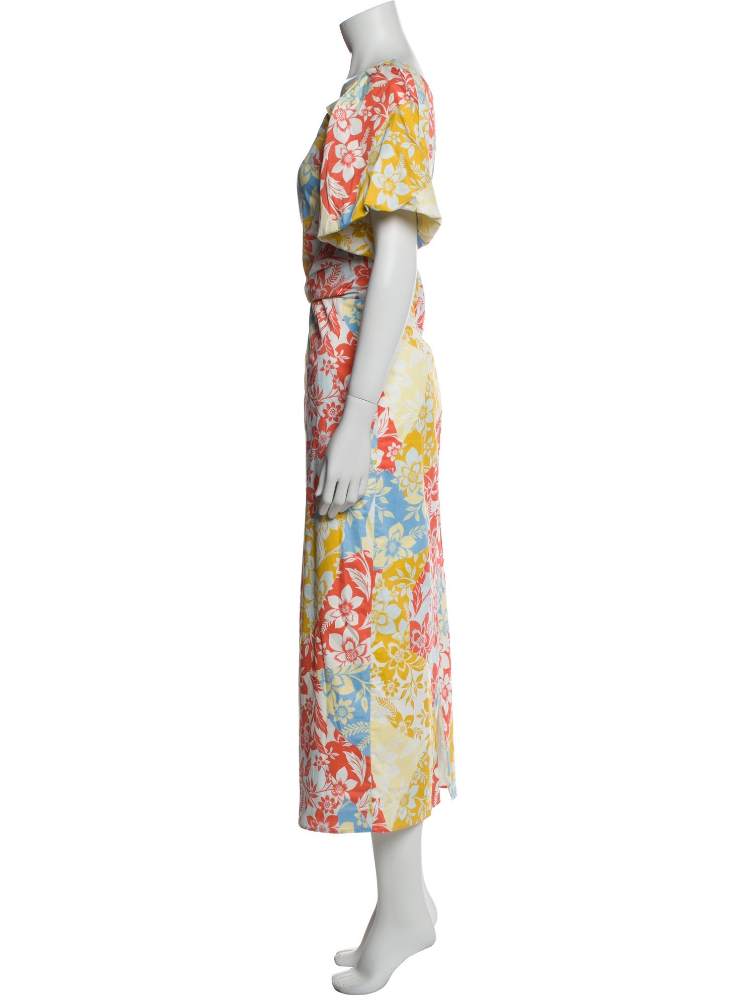 Hunter Bell Floral Print Long Dress