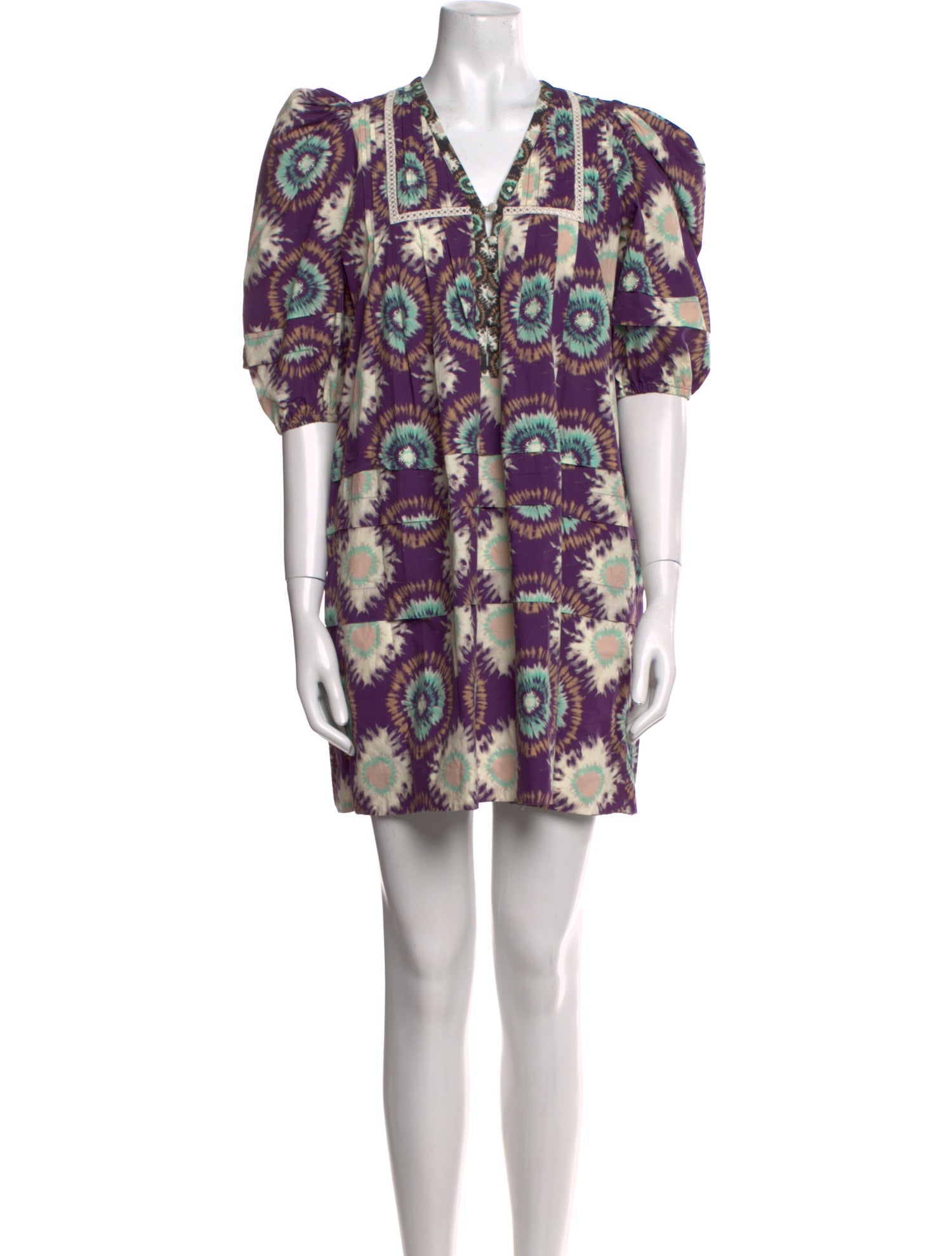 Hunter Bell Printed Mini Dress