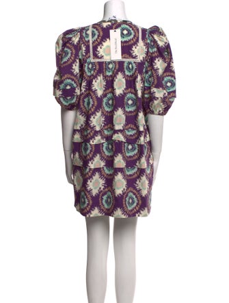 Hunter Bell Printed Mini Dress