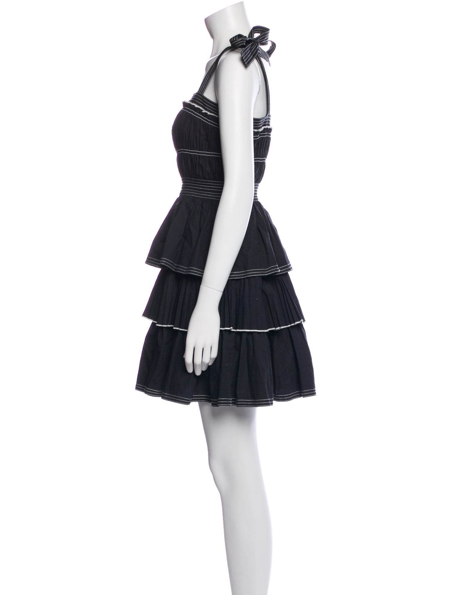 Hunter Bell Striped Mini Dress