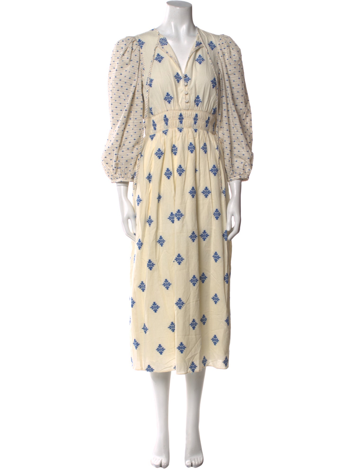 Hunter Bell Floral Print Long Dress w/ Tags