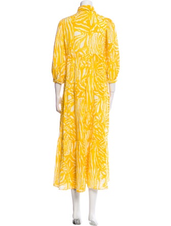 Hunter Bell Printed Long Dress