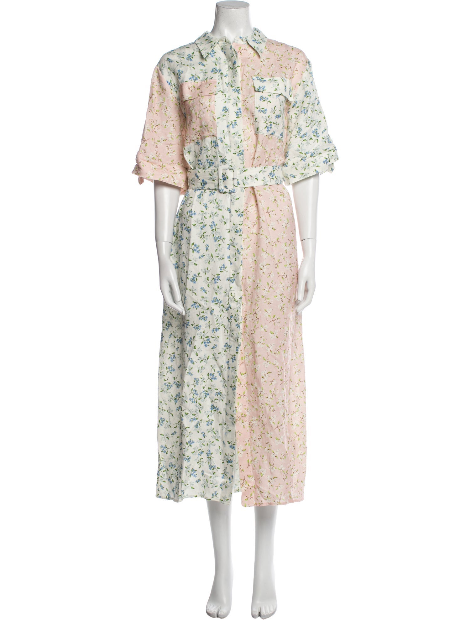 Hunter Bell Floral Print Long Dress