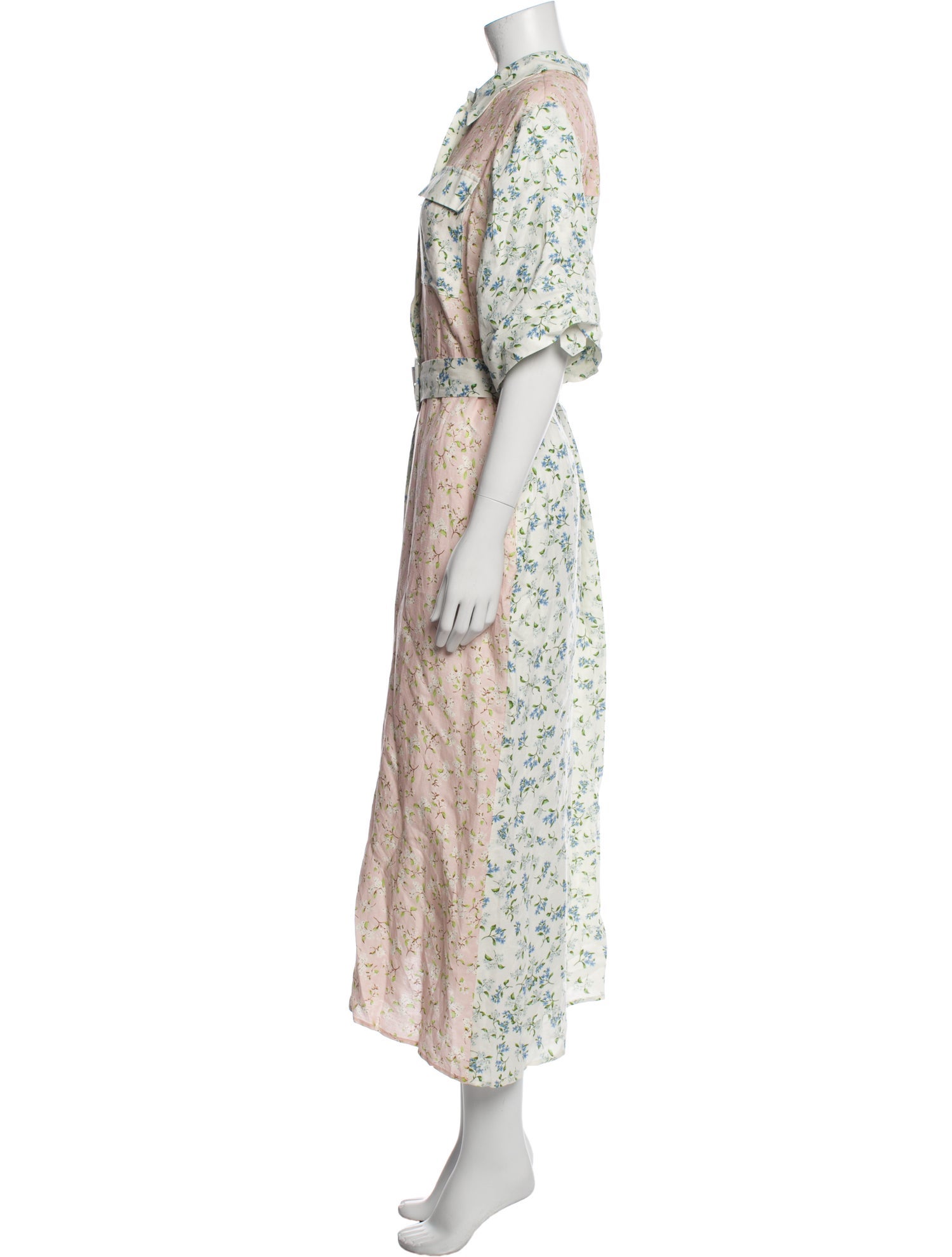 Hunter Bell Floral Print Long Dress