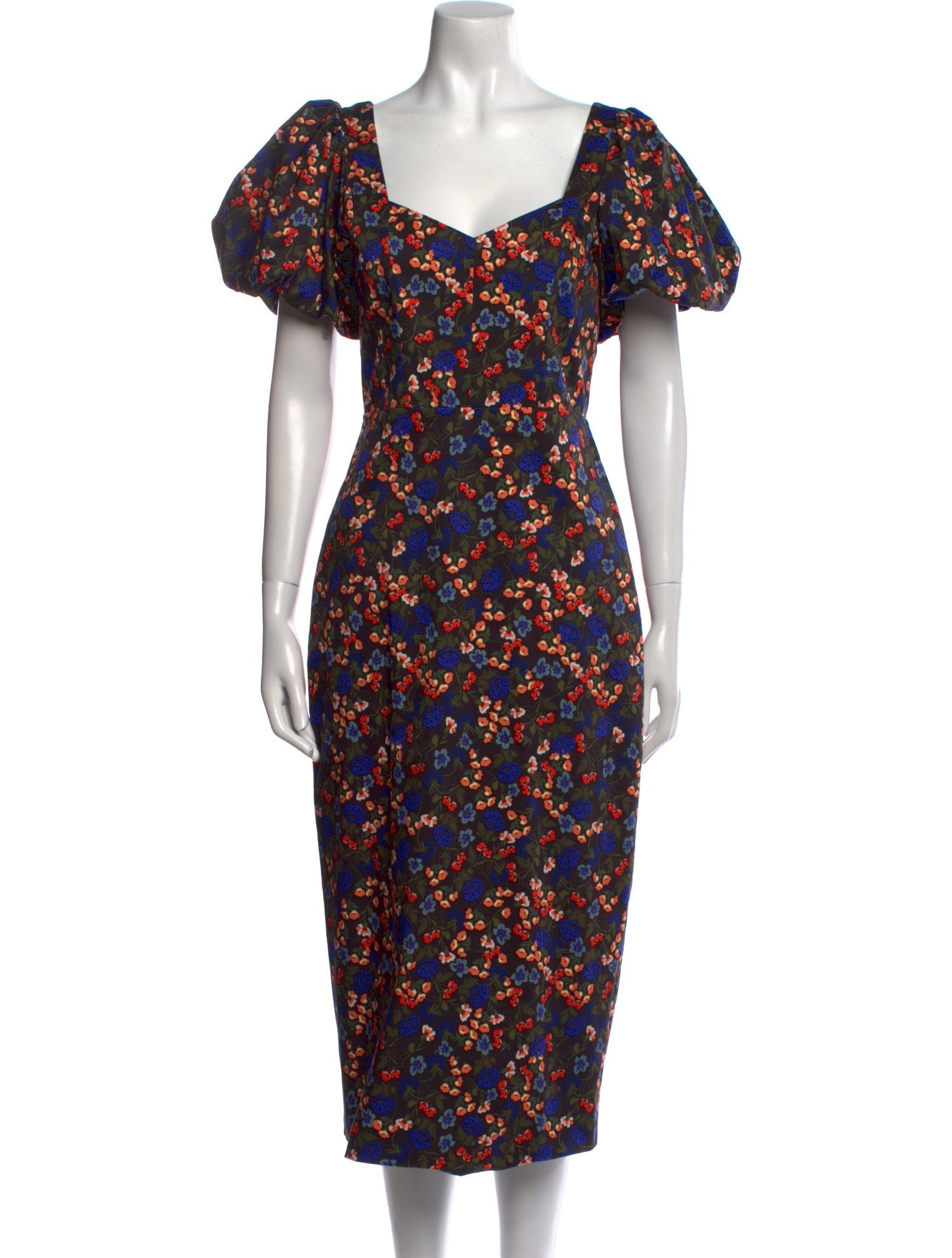 Hunter Bell Floral Print Long Dress w/ Tags