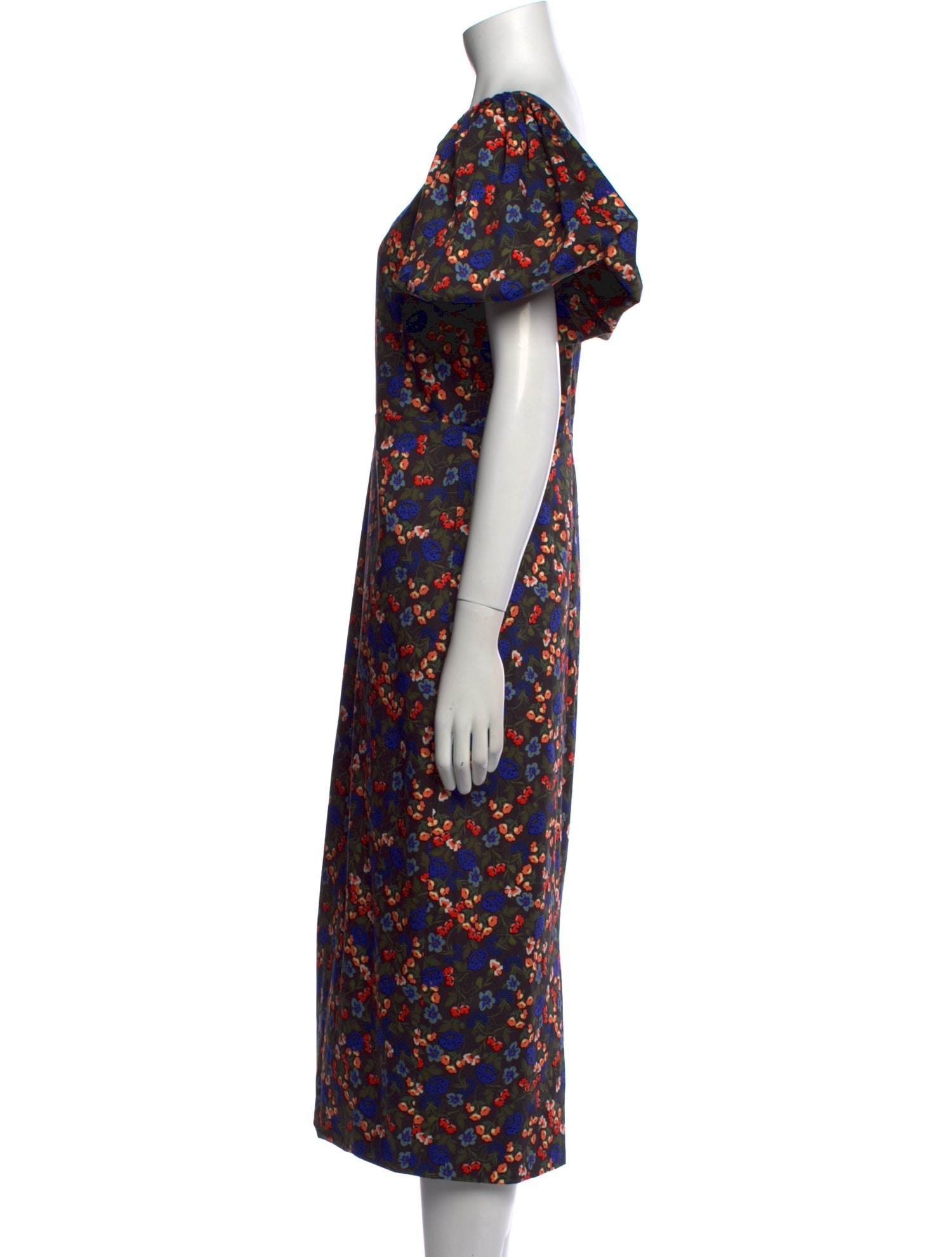 Hunter Bell Floral Print Long Dress w/ Tags