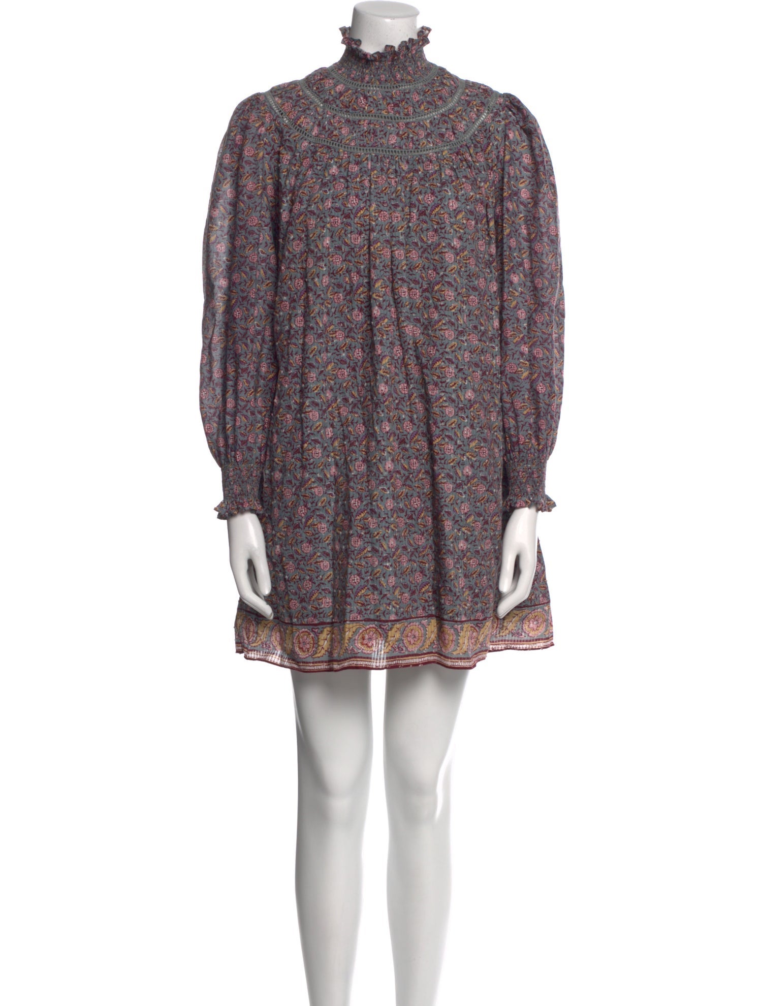 Hunter Bell Floral Print Mini Dress