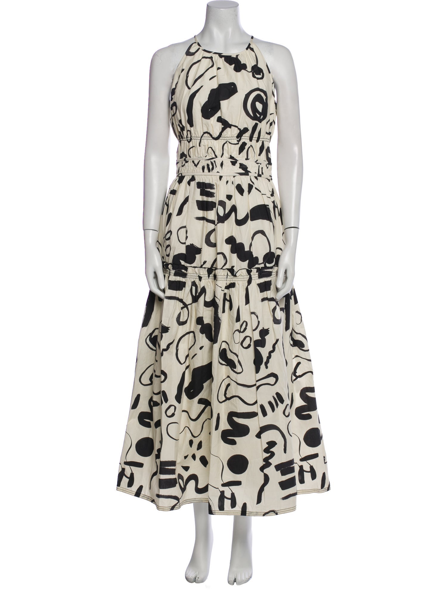 Hunter Bell Printed Long Dress w/ Tags