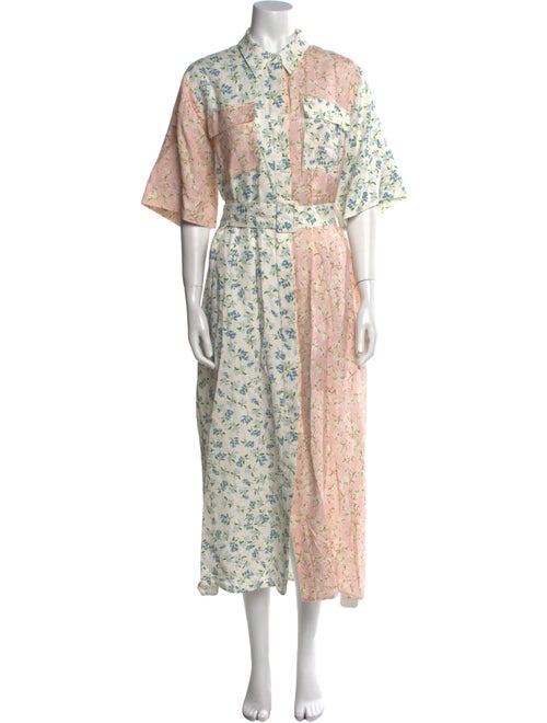 Hunter Bell Floral Print Long Dress