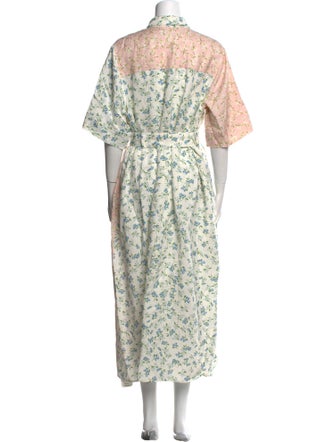 Hunter Bell Floral Print Long Dress