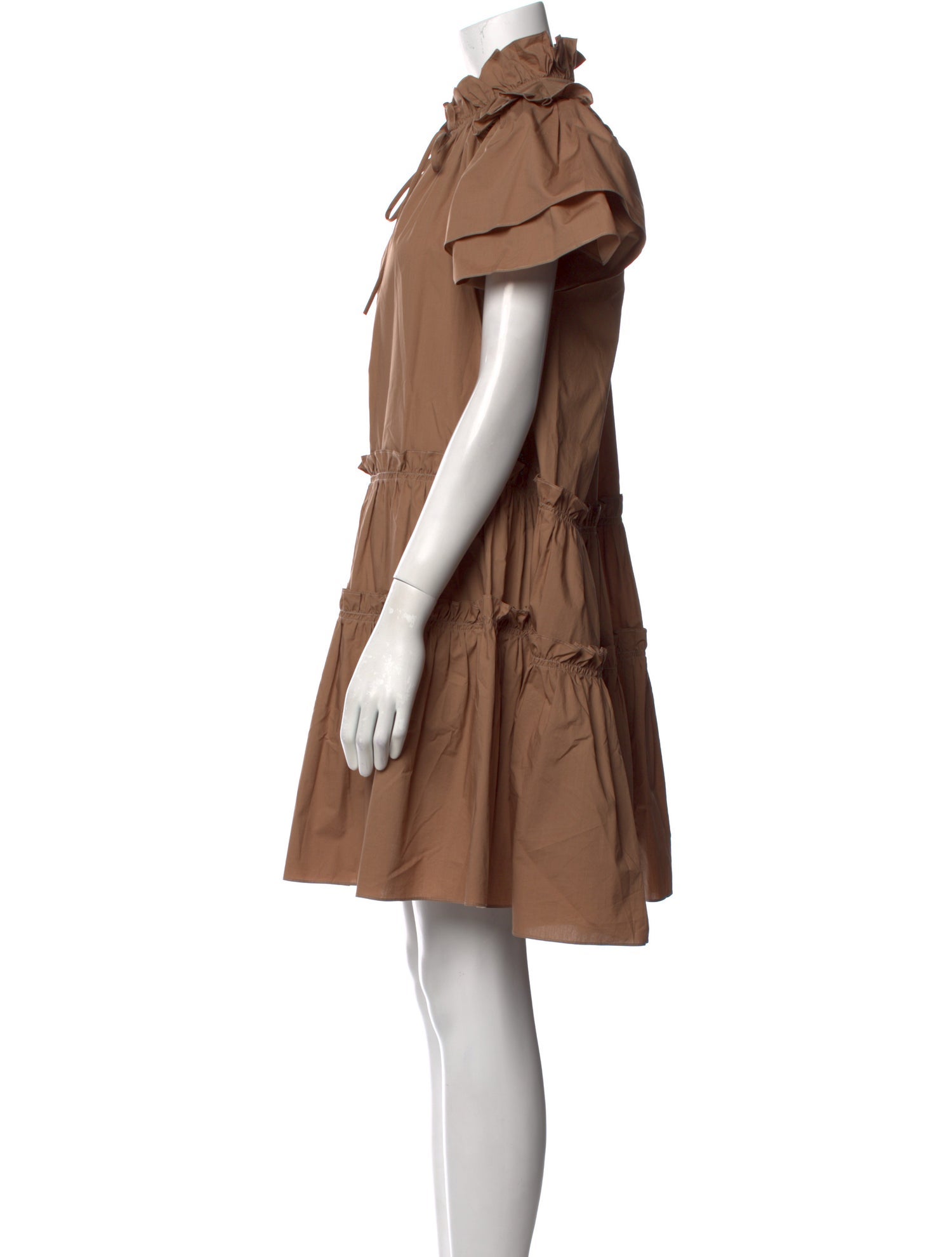 Hunter Bell Mock Neck Mini Dress