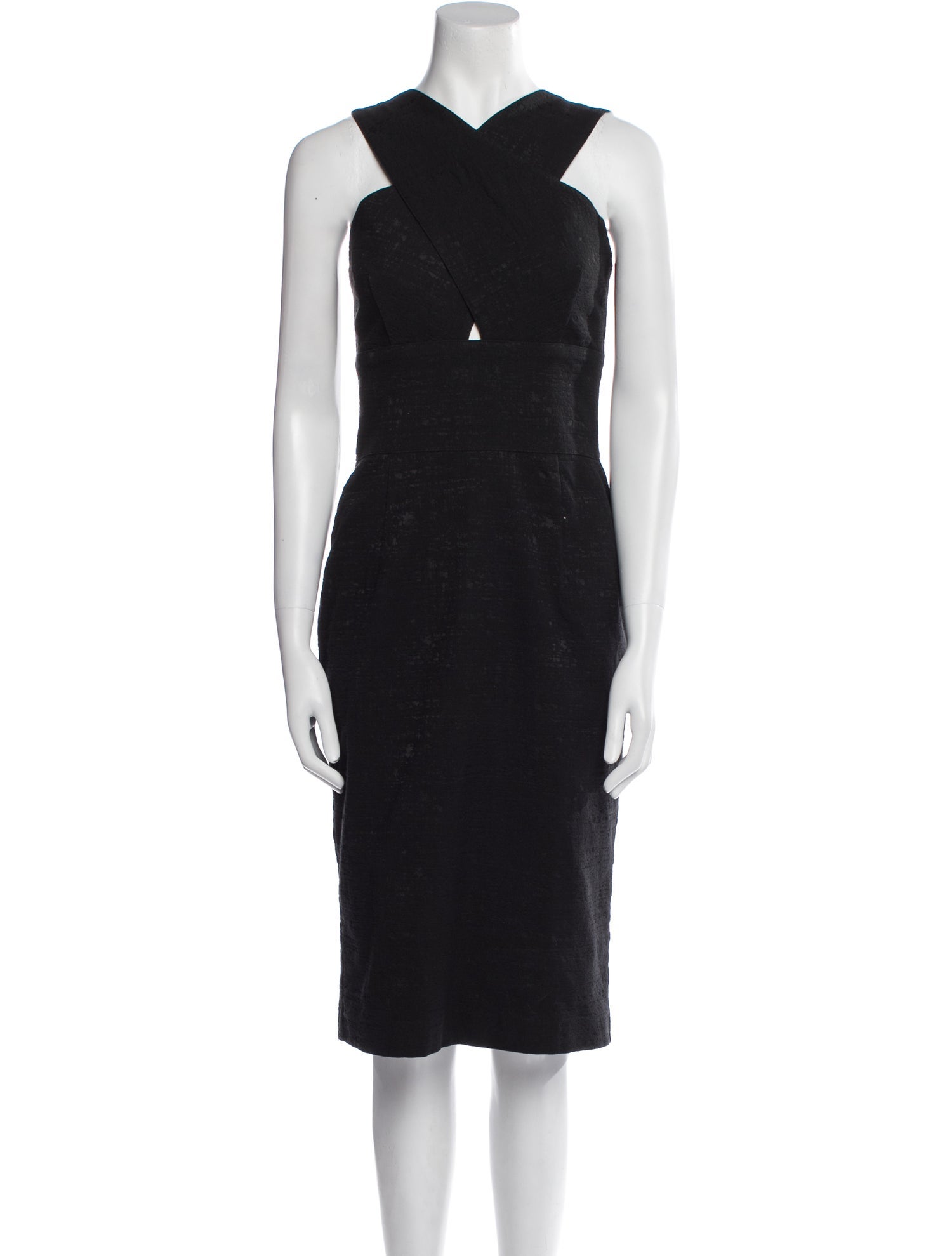 Hunter Bell Halterneck Midi Length Dress