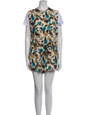 Hunter Bell Linen Tie-Dye Print Short Set