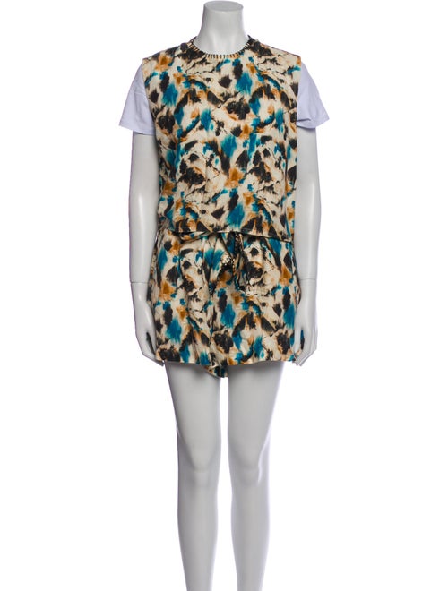 Hunter Bell Linen Tie-Dye Print Short Set