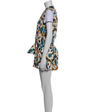 Hunter Bell Linen Tie-Dye Print Short Set