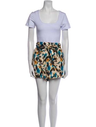 Hunter Bell Linen Tie-Dye Print Short Set