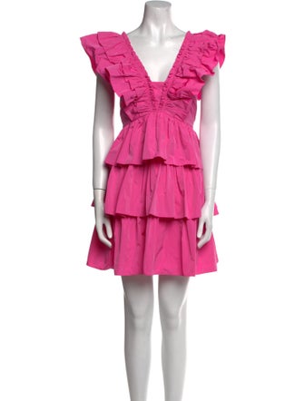 Hunter Bell V-Neck Mini Dress