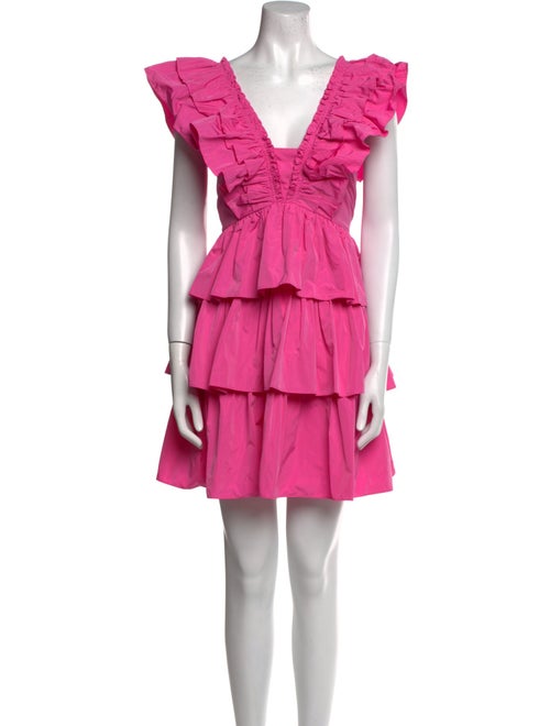 Hunter Bell V-Neck Mini Dress