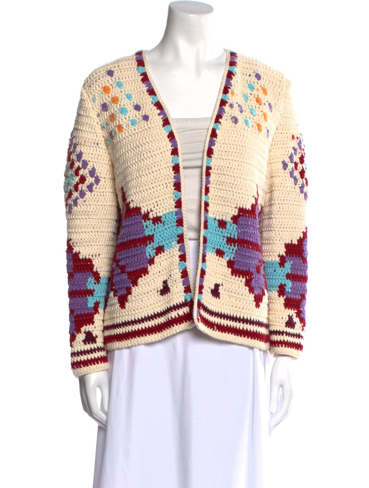 Hunter Bell Striped V-Neck Sweater