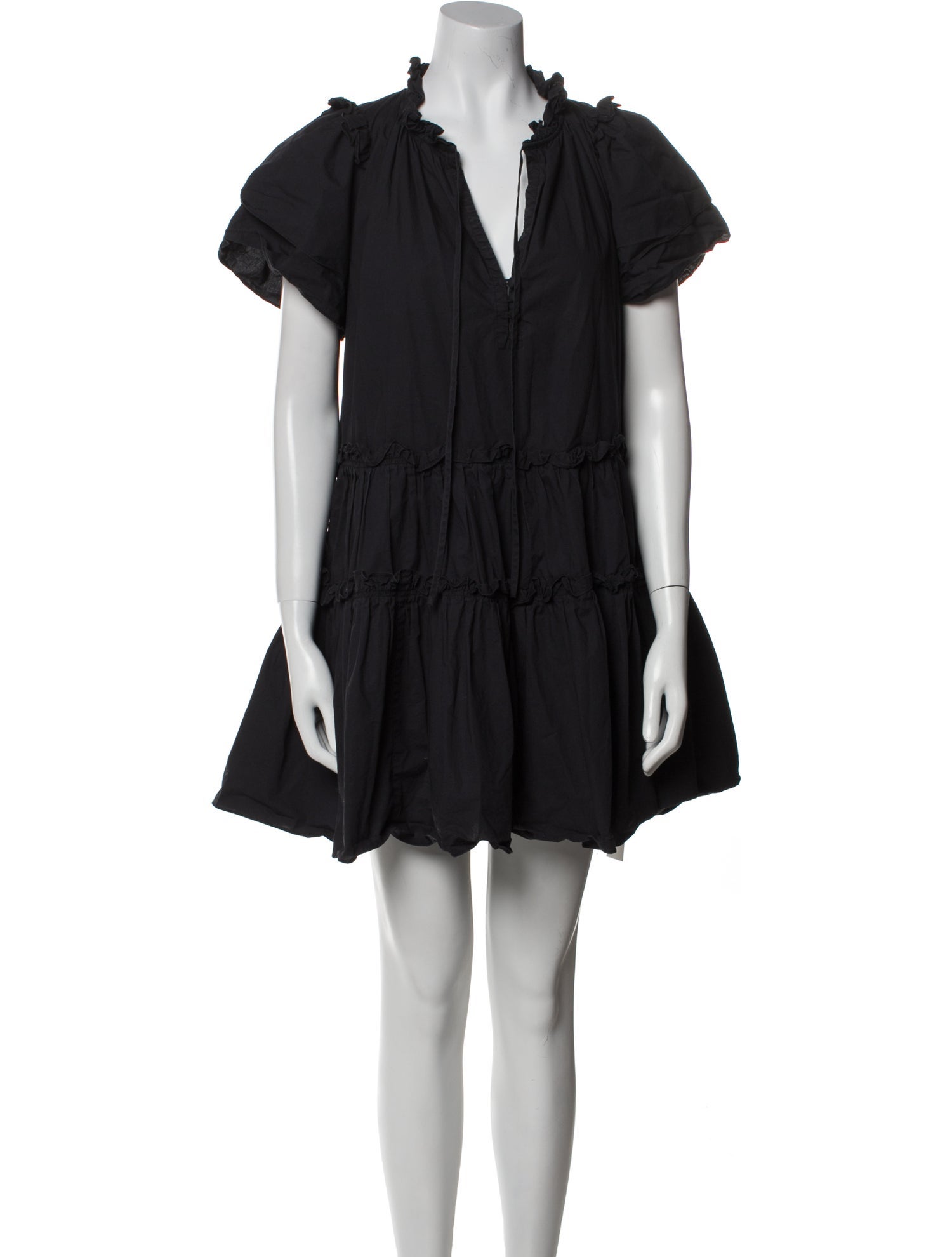 Hunter Bell V-Neck Mini Dress