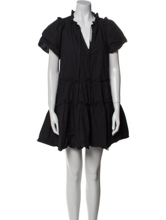 Hunter Bell V-Neck Mini Dress